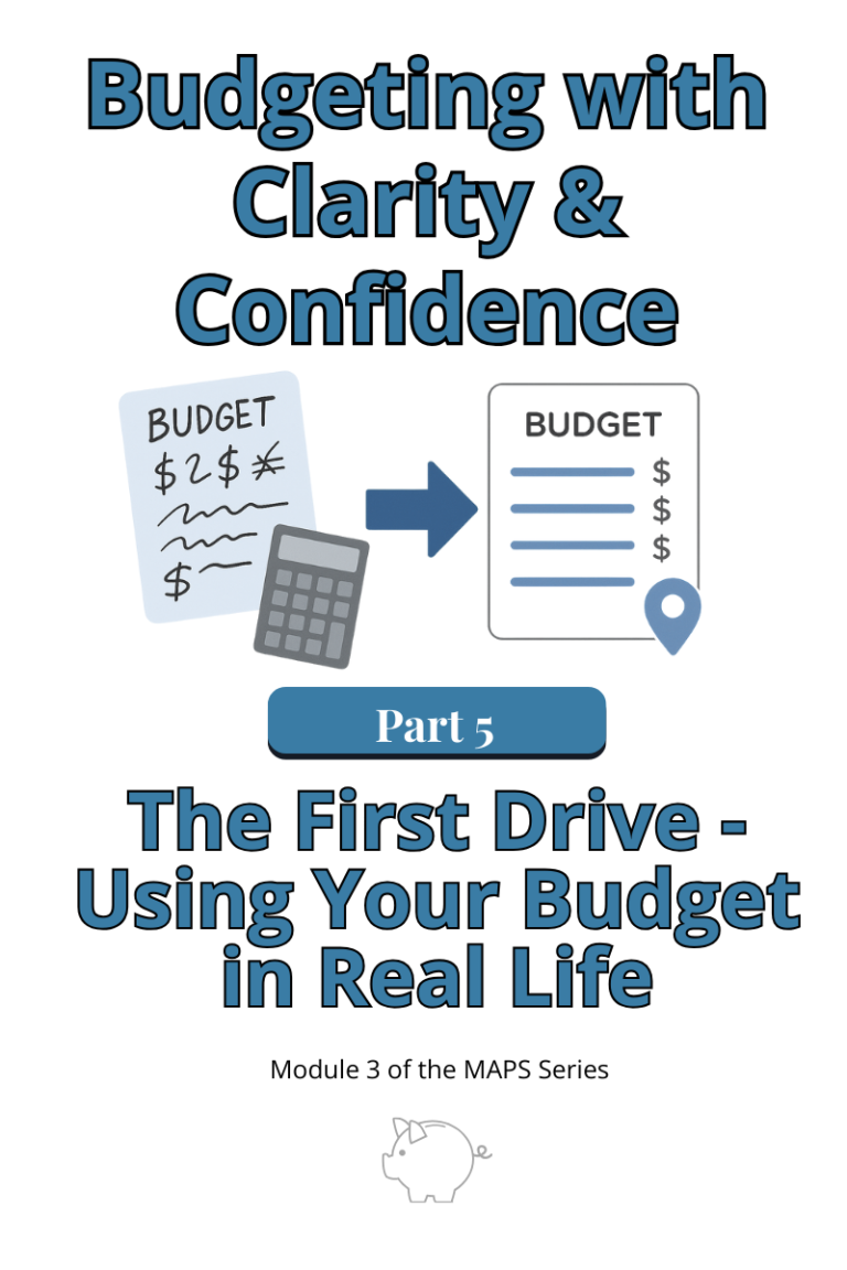 Budgeting with Clarity and Confidence The First Drive using your budget in real life