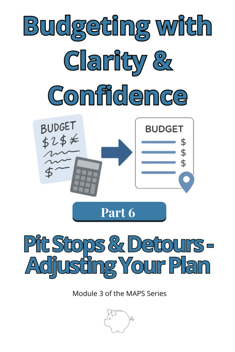 with Clarity & Confidence Pit Stops & Detours Adjusting Your Plan