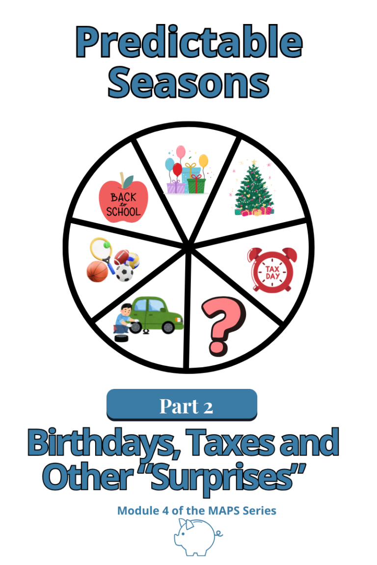 Predictable Season Part 2 Birthdays, taxes and other "surprises"