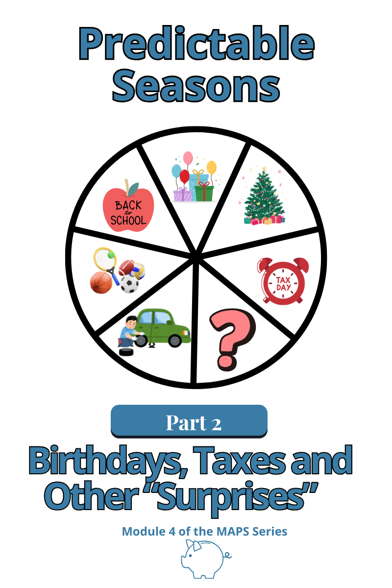 Predictable Season Part 2 Birthdays, taxes and other "surprises"
