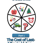predictable seasons money module graphic about avoiding last-minute spending