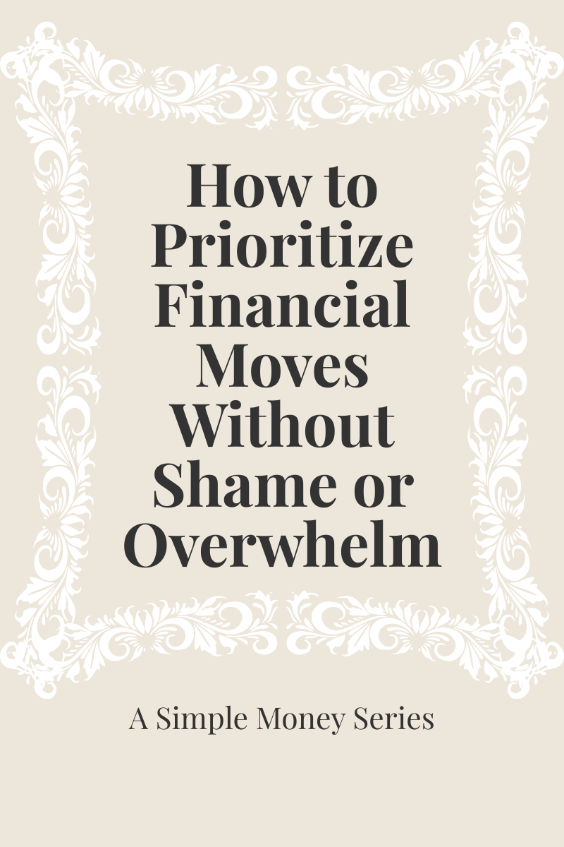 how to prioritize finances